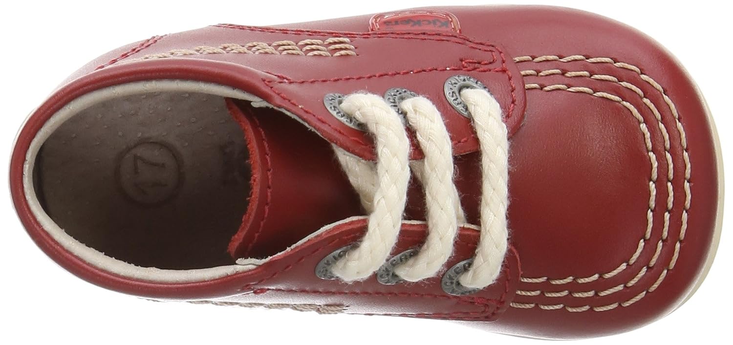 Bambini Red Baby Scarpine Primi Passi Unisex Kick Hi B Kickers Scarpe e  borse urban-earth.co.uk