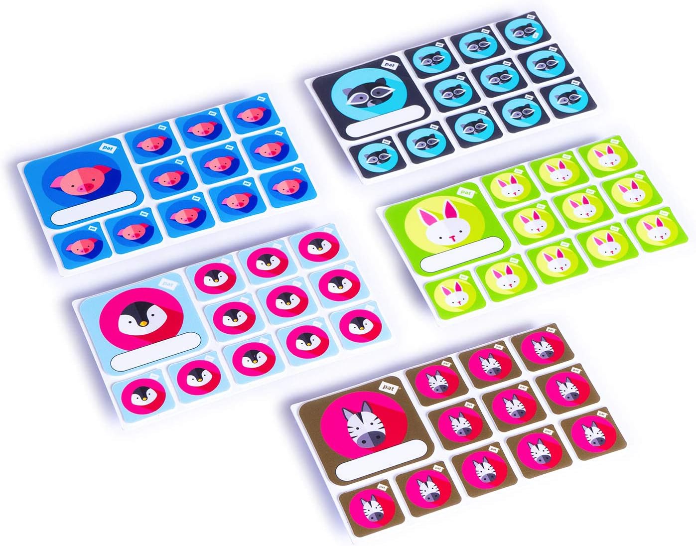 PATboard Scrum Board and Kanban Board Team Icon Set - Animals (Rabbit) - Set of 5 - nanocups for Glass Icons