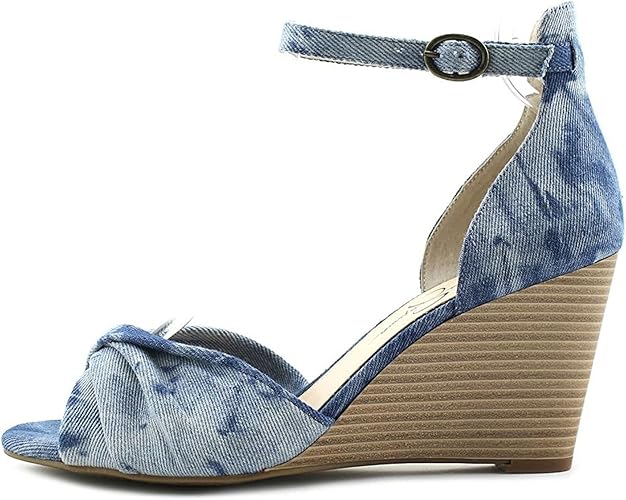 jessica simpson denim wedges