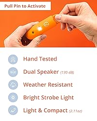 Vantamo Personal Alarm for Self Defense with Low