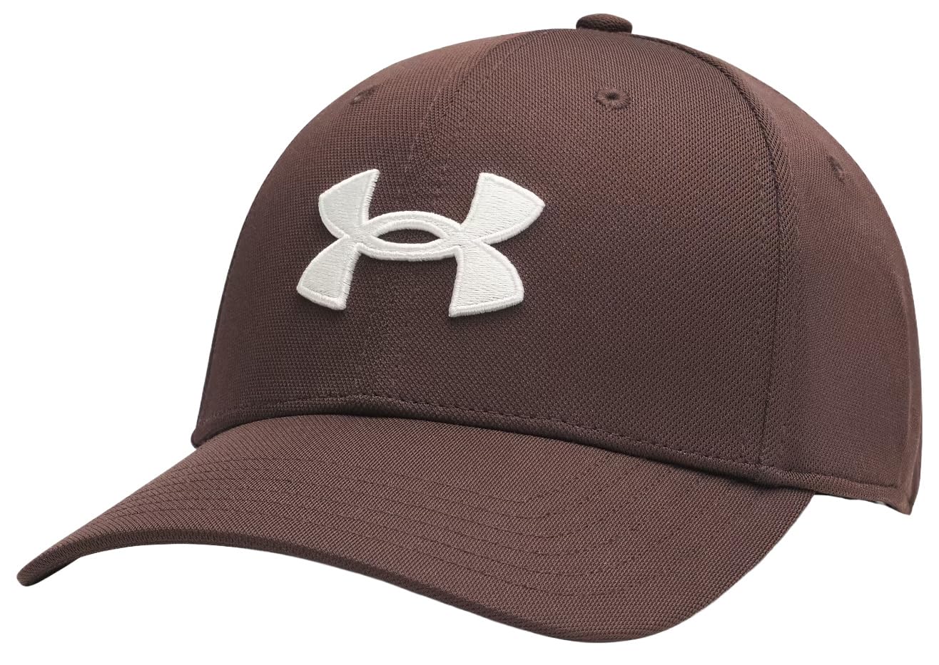 Under Armour Men's Blitzing Cap Stretch Fit, (246) Kona Brown / / Stone, Small/Medium Image