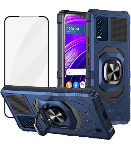 PXFAB For Motorola G15 Clear Case Wth 2 X Screen Protector Tempered