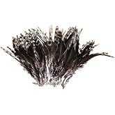 Creative Angler Saddle Hackle Fly Tying Materials - Natural Feathers for Wet Flies, Rooster Feathers, Hair Feathers for Crafts, Fly Tying Kit - Small Feathers Combo Pack of Steelhead Colored Feathers