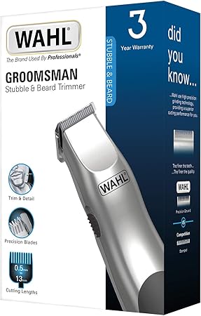wahl groomsman stubble and beard trimmer
