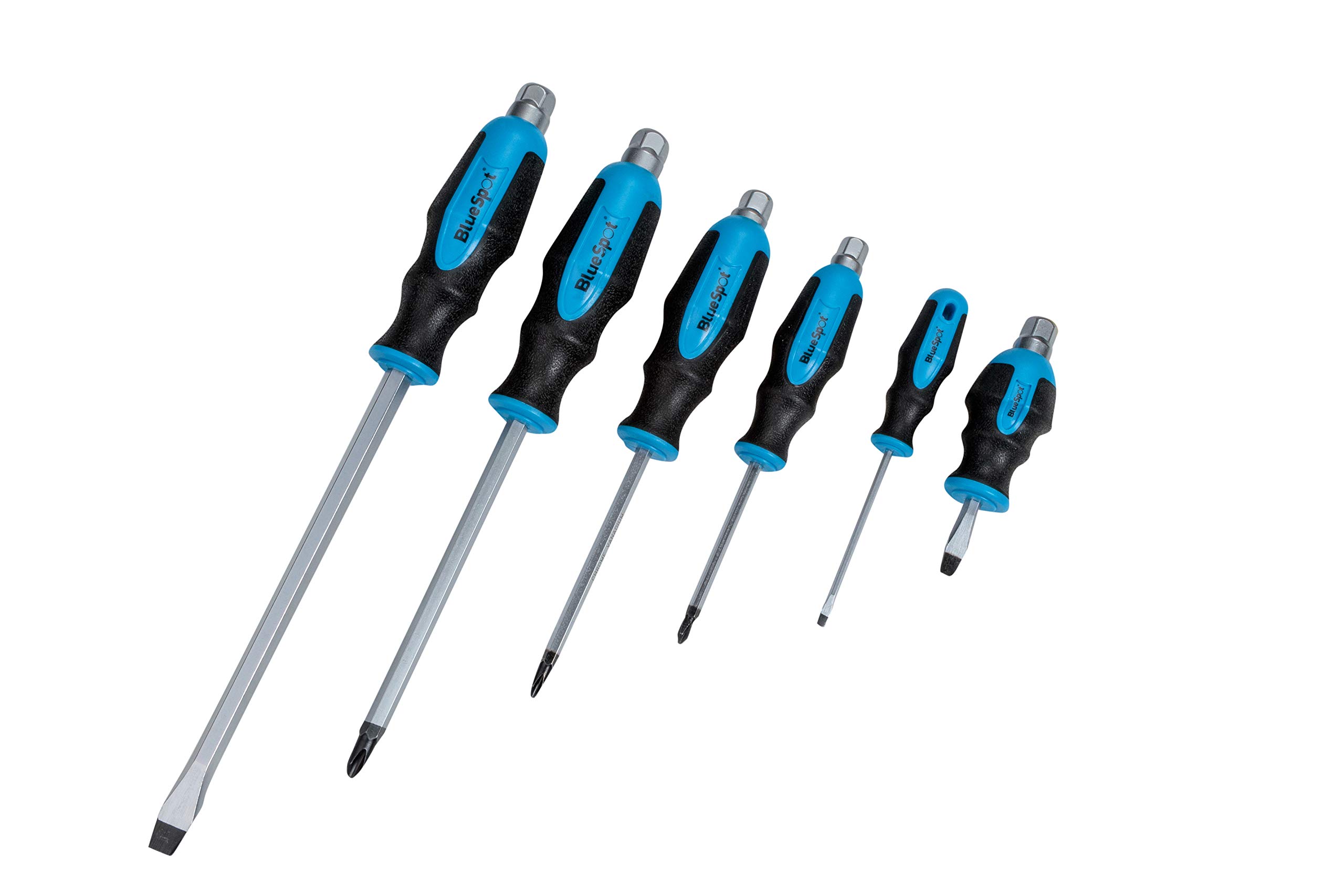 Blue Spot Tools Tools 12068 6PCE Hex Bolster Screwdriver Set
