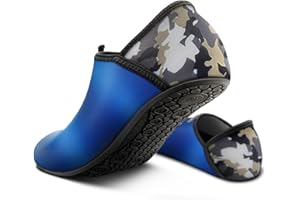 Women Water Shoes Men, Barefoot Sock Slippers Slip on Beach Yoga Exercise Quick Dry