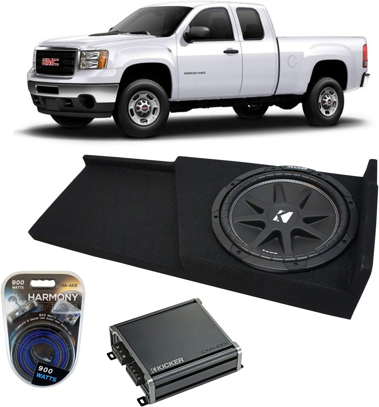 2013 gmc sierra sub box