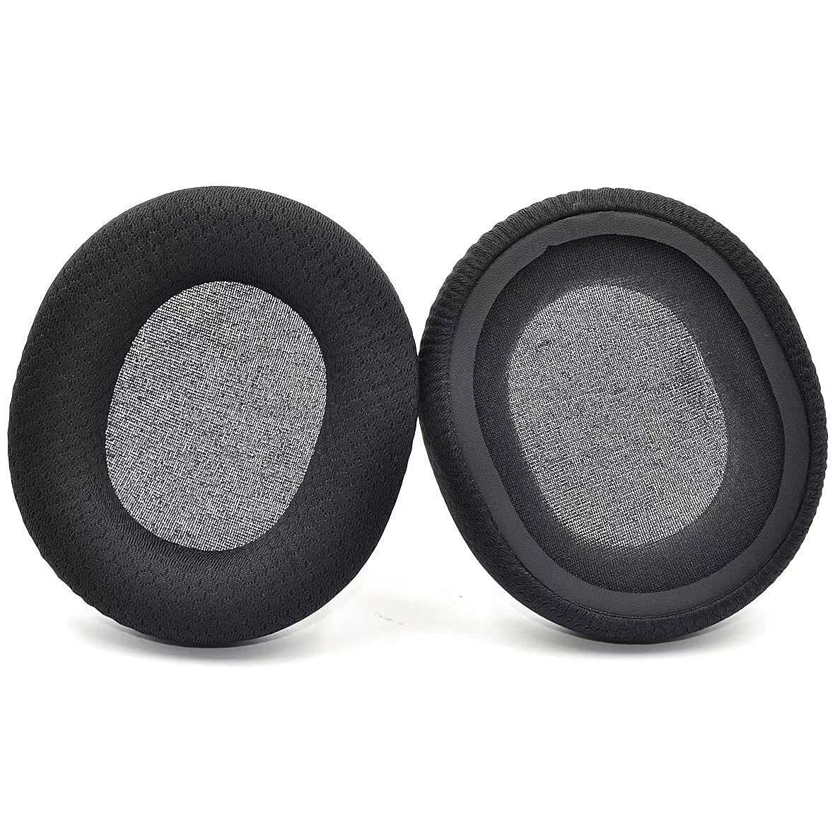 Replacement Black Fabric Ear Pads Cushion Earmuffs for SteelSeries Arctis 1 3 5 7 Lossless Wireless Gaming Headset Headphone