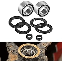 Fits Fit HONDA TRX350TM 350 2x4 Rancher ATV Bearing Kit Both Front Wheel 00-06 - Foto 3