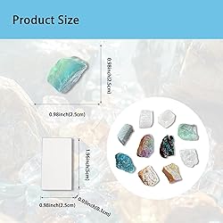 GeLaozee Mohs Hardness Test Kit with 10 Rocks