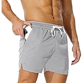 AIMPACT Mens Mesh Athletic Shorts Gym Athletic Workout Shorts for Men 5 Inch Running Shorts with Pocket