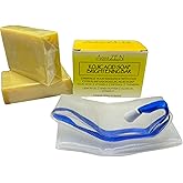 Kojic Acid Soap Lemon Turmeric Brightening Bar with Turmeric, Lemon Oil, Vitamin C+E, & Retinol | (2) BARS 3.5OZ EA + Soap Ne