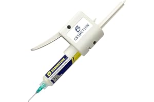 ESSMETUIN Solder Flux Glue Dispenser for 10cc Solder Flux, Extruder for Syringe Solder Flux, (Single Glue Dispenser, Solder Flux Excluded)