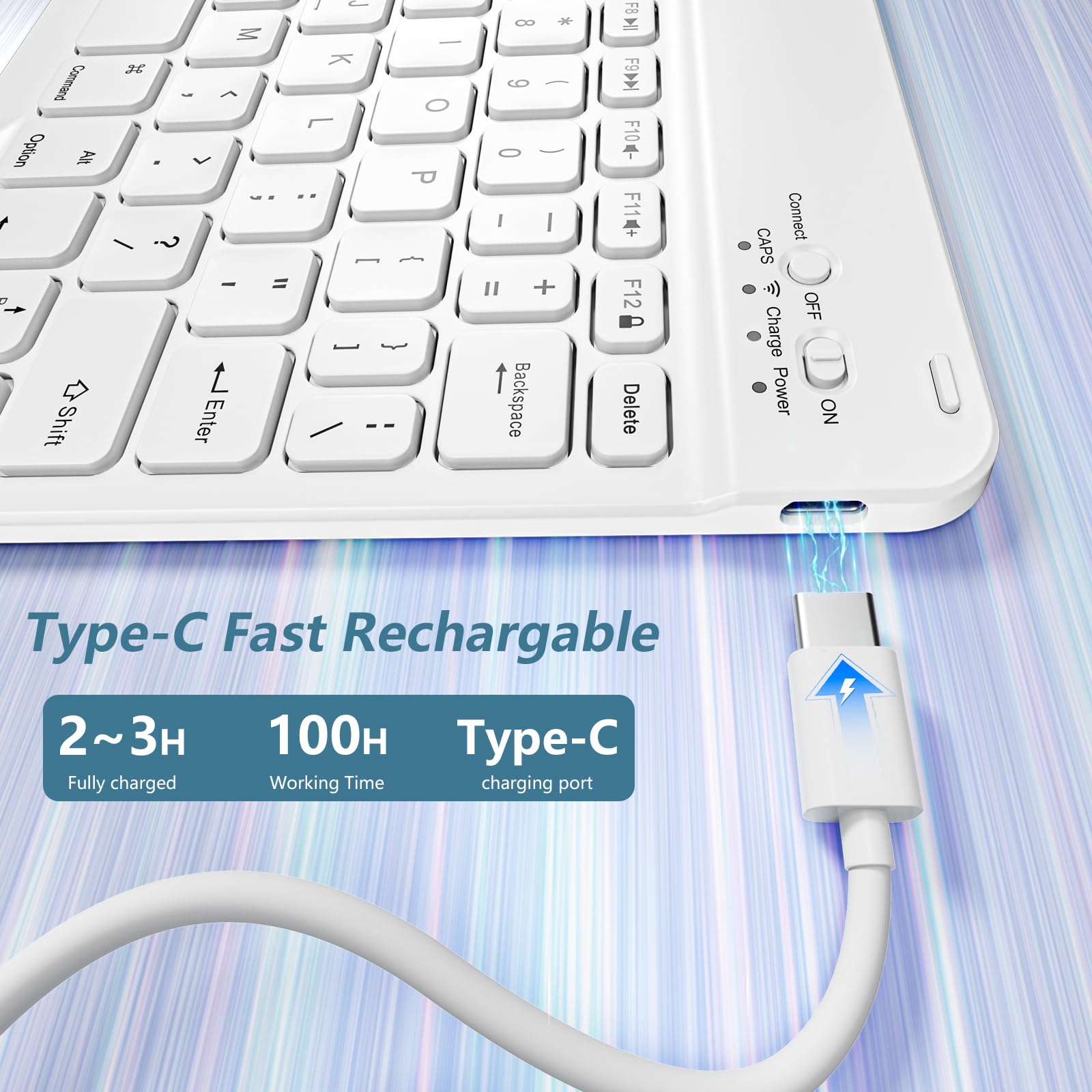 Wenlaty Keyboard Case for iPad Air 11-inch Case