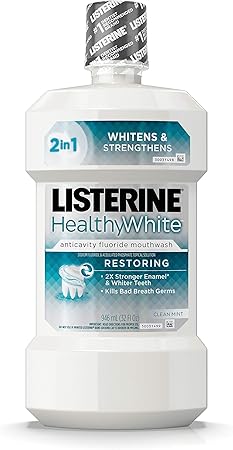 Amazon J J Healthcare フッ化物洗口液 32オンスの復元リステリン健康ホワイト J J Healthcare マウスウォッシュ 通販