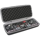 co2CREA Hard Case Replacement for Numark DJ2GO2 Touch Compact DJ Controller | Portable Storage Box, Protective EVA Carrying Bag with Shockproof Foam Cushion and Handle
