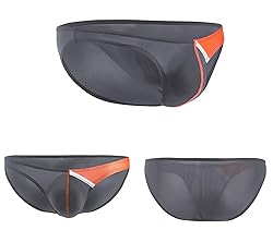 Newsywell Men's Ice Silk Pouch Bikinis Micro Nylon