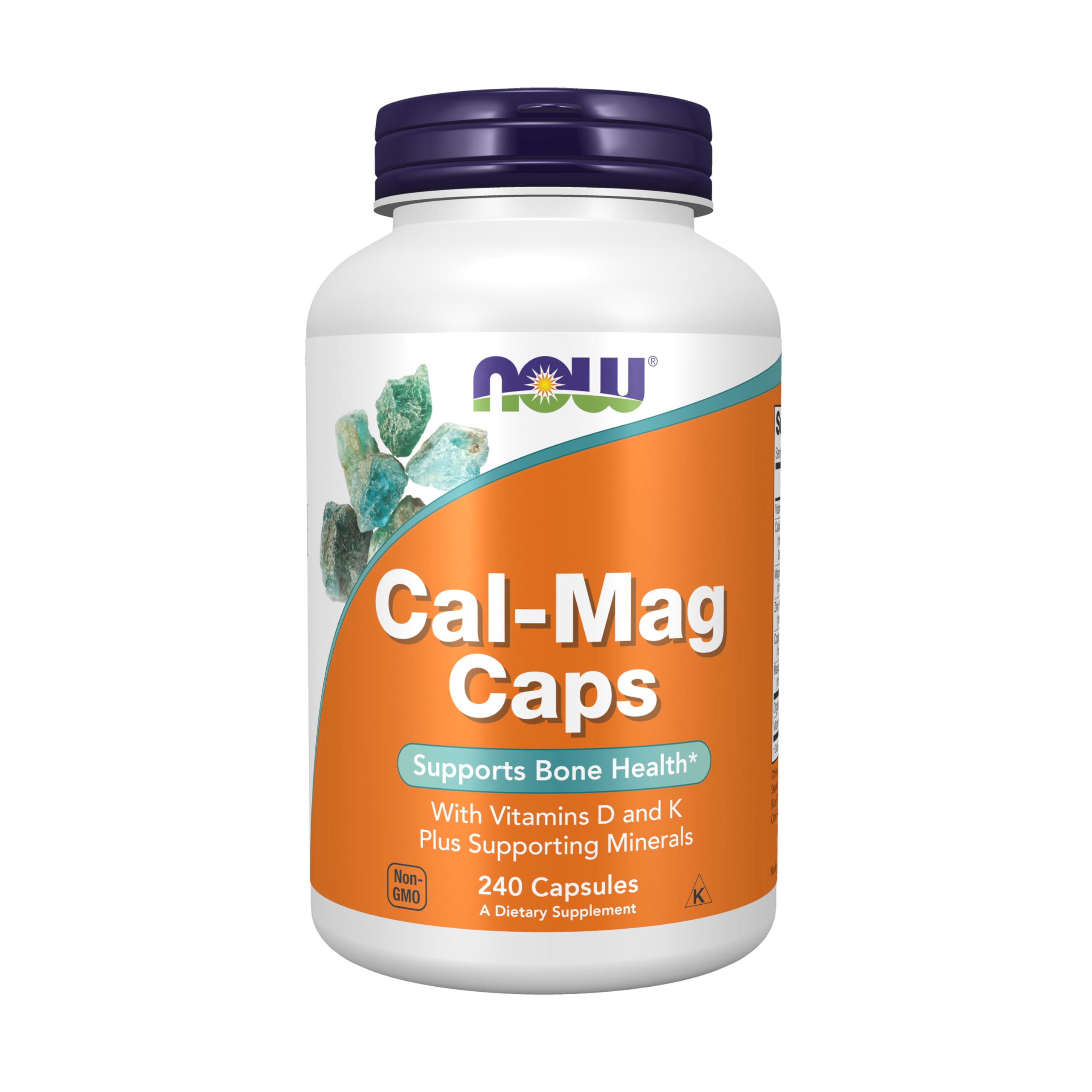 NOW Supplements, Cal-Mag Caps with Vitamin D and