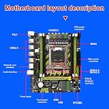 Lodokdre X79 Motherboard E5 2630 CPU 16GB DDR3 1600MHz ECC RAM LGA 2011 M.2 NVME view 4