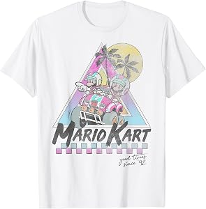 Mario Kart Mario and Luigi Good Time Since 92 Vintage T-Shirt