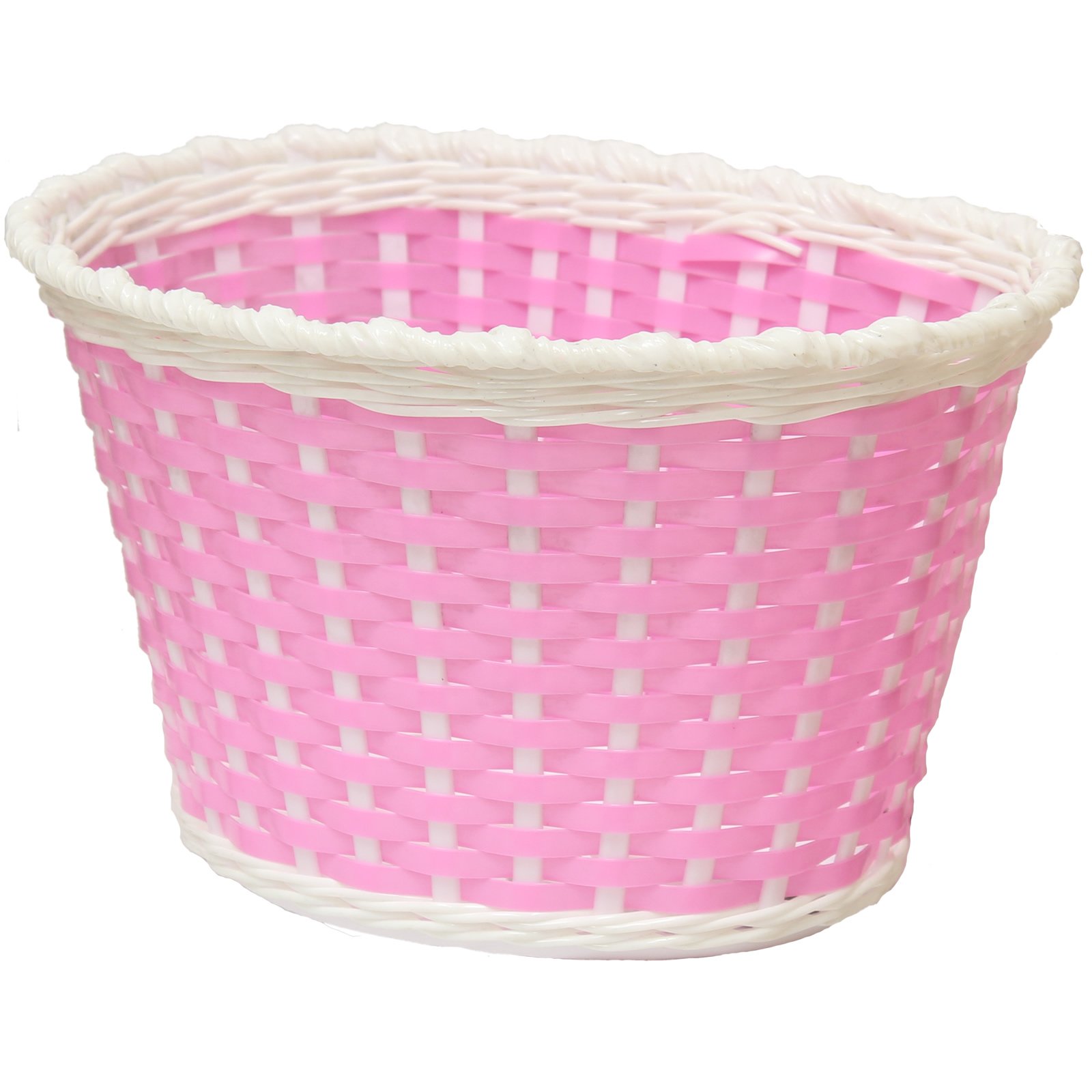 plastic wicker bike basket