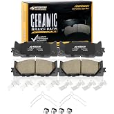 HYFTJYZ Ceramic Front Brake Pads Set Compatible with 2008-2018 Toyota Avalon,2007-2017 Toyota Camry,Compatible with 2007-2018 Lexus ES350,2013-2018 Lexus ES300h(D1293)