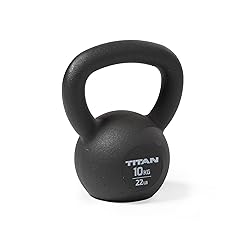 Titan Fitness 10 KG Cast Iron Kettlebell, Single