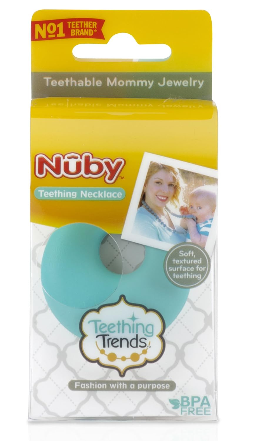 nuby teething necklace for mom