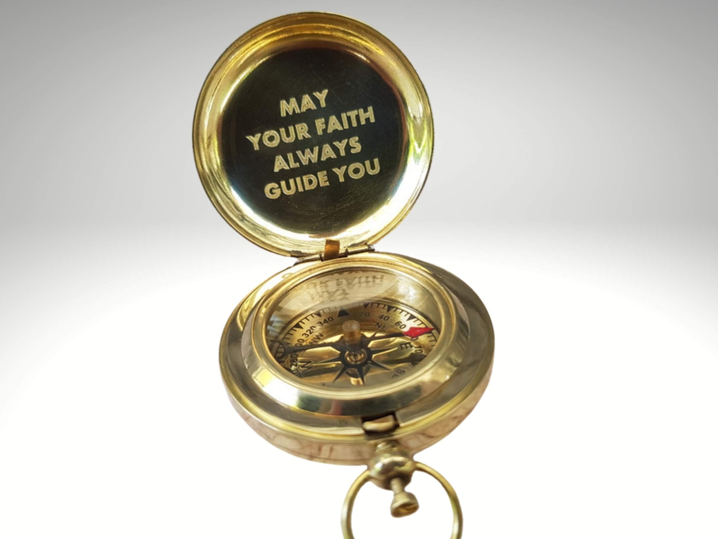 Engraved Compass, Personalized Compass, Custom Engraved Working Compass