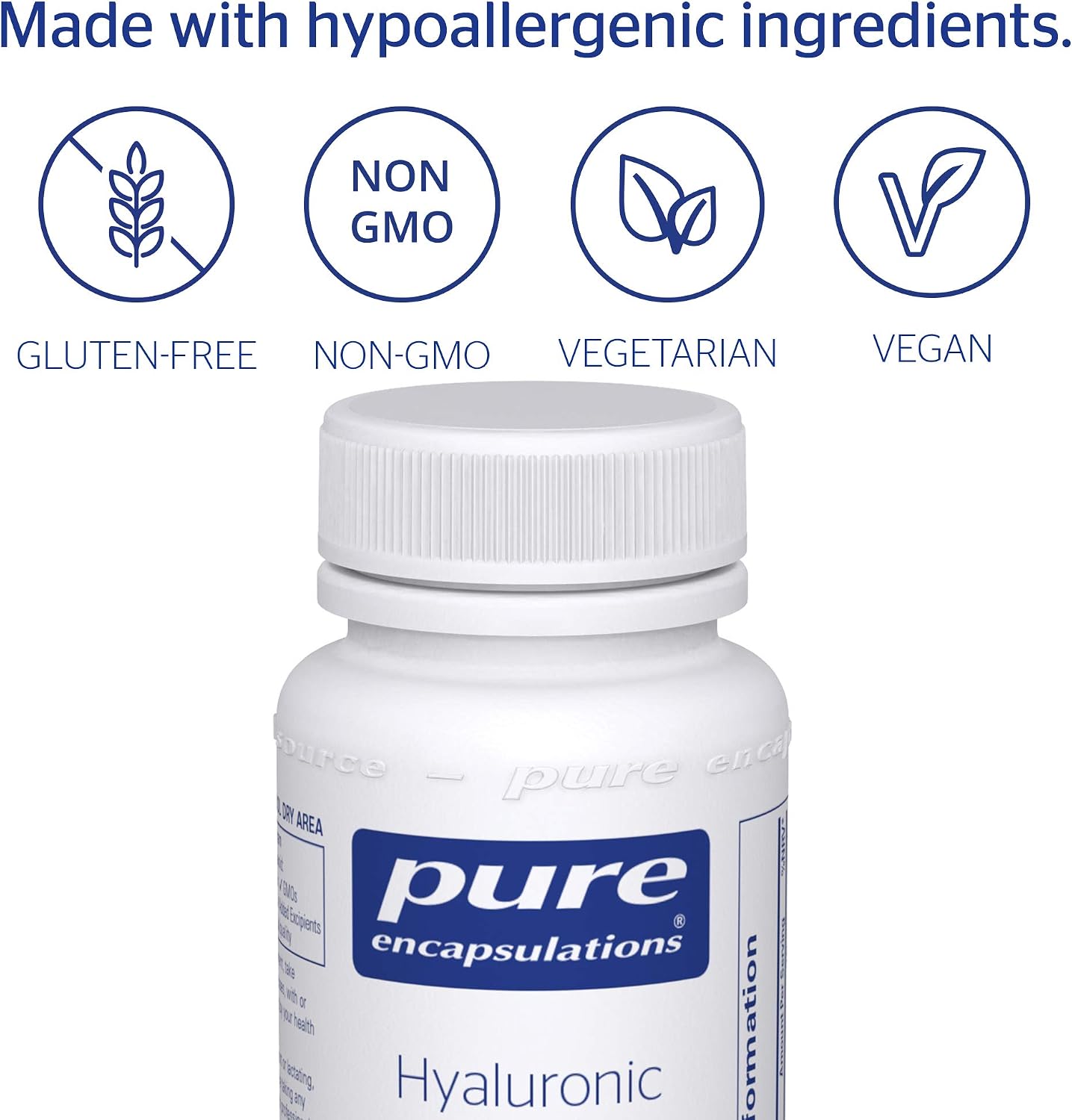 Pure Encapsulations Hyaluronic Acid - High Absorption Supplement - 60 Capsules, 60 count (Pack of 1) - Image 5