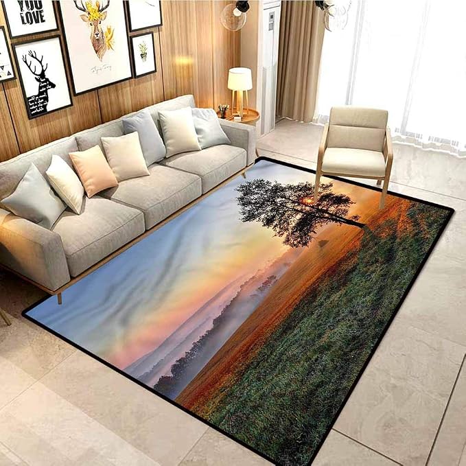 Landscape Baby Crawling mat Meadow Dramatic