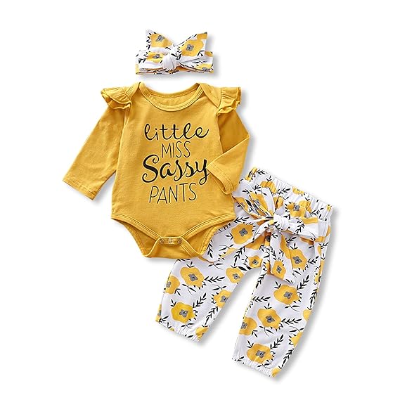 Long sleeve baby girl outfits Clearance