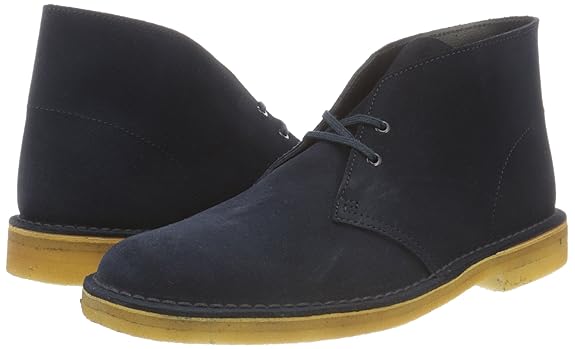 clarks desert boot midnight blue