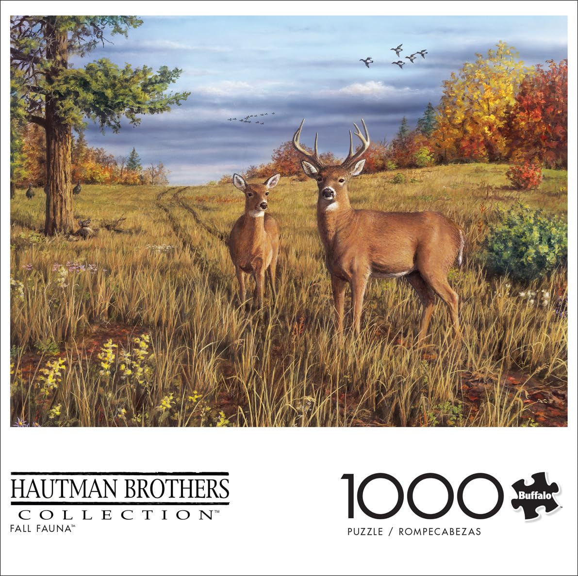 Buffalo Games - Robert Hautman - Fall Fauna - 1000 Piece Jigsaw Puzzle for Adults Challenging Puzzle Perfect for Game Nights - Finished Puzzle Size is 26.75 x 19.75