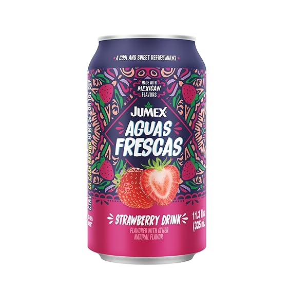 JUMEX AGUAS FRESCAS STRAWBERRY – CLASSIC MEXICAN SOFT...