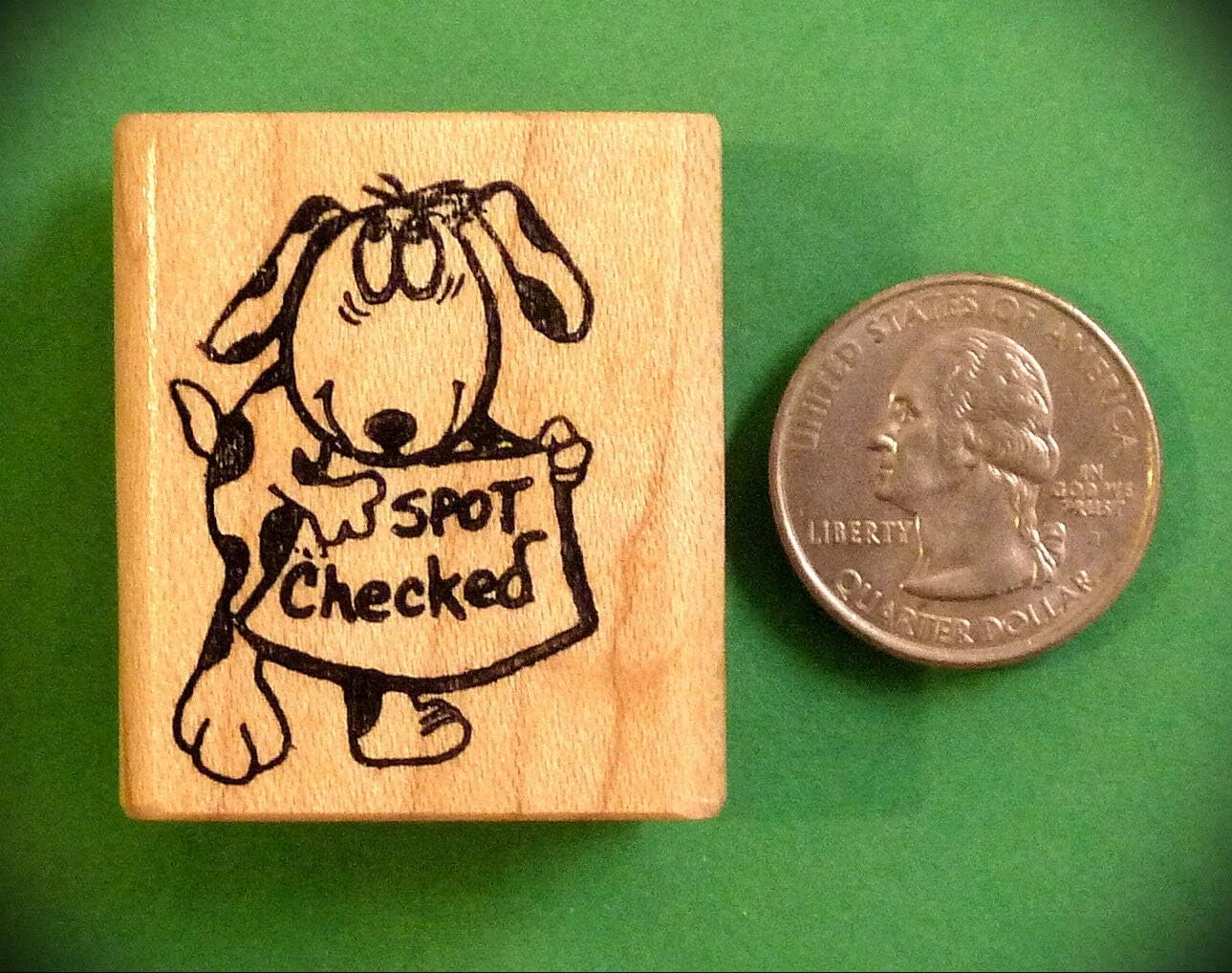 Rubber Stamps Spot Checked Teacher's Stamp for Teaching