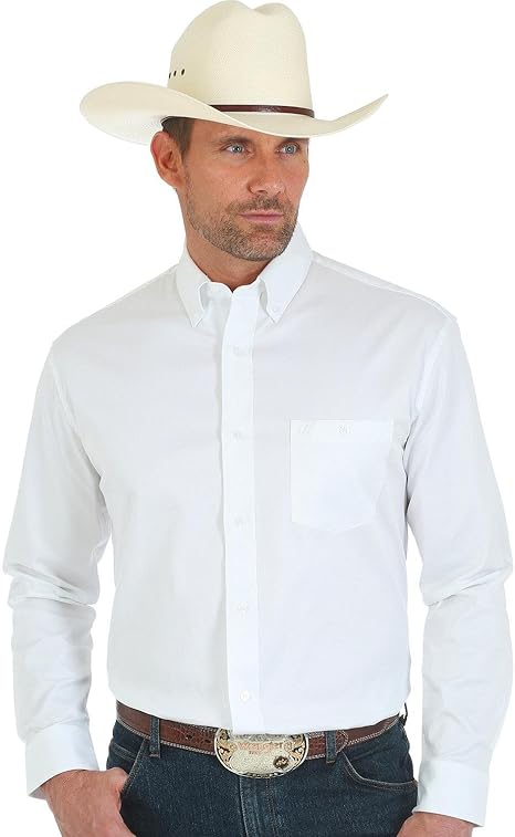 wrangler comfort flex long sleeve shirt