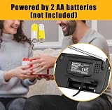 Retekess V117 Portable Radio AM FM SW 3-Band Earphone Jack Large Dial Black view 4