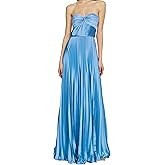 AMUR Women's Stef Pleated Gown