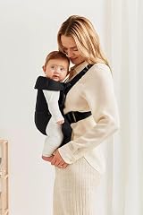 BabyBjörn Baby Carrier Mini Woven Black Infant Carrier 0-12 Months view 3