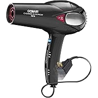 Conair 1875 Watt Cord Keeper Hair Dryer, Black - Amazon Exclusive