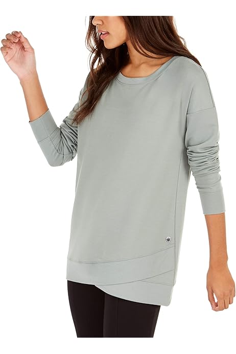 tulip hem sweatshirt