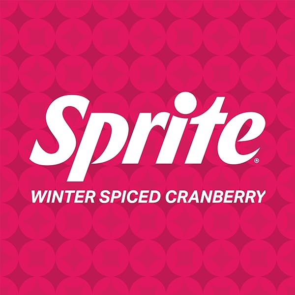 SPRITE WINTER SPICED CRANBERRY SODA SOFT DRINK FRIDGE PACK, 7.5 FL OZ MINI CANS, 10 PACK