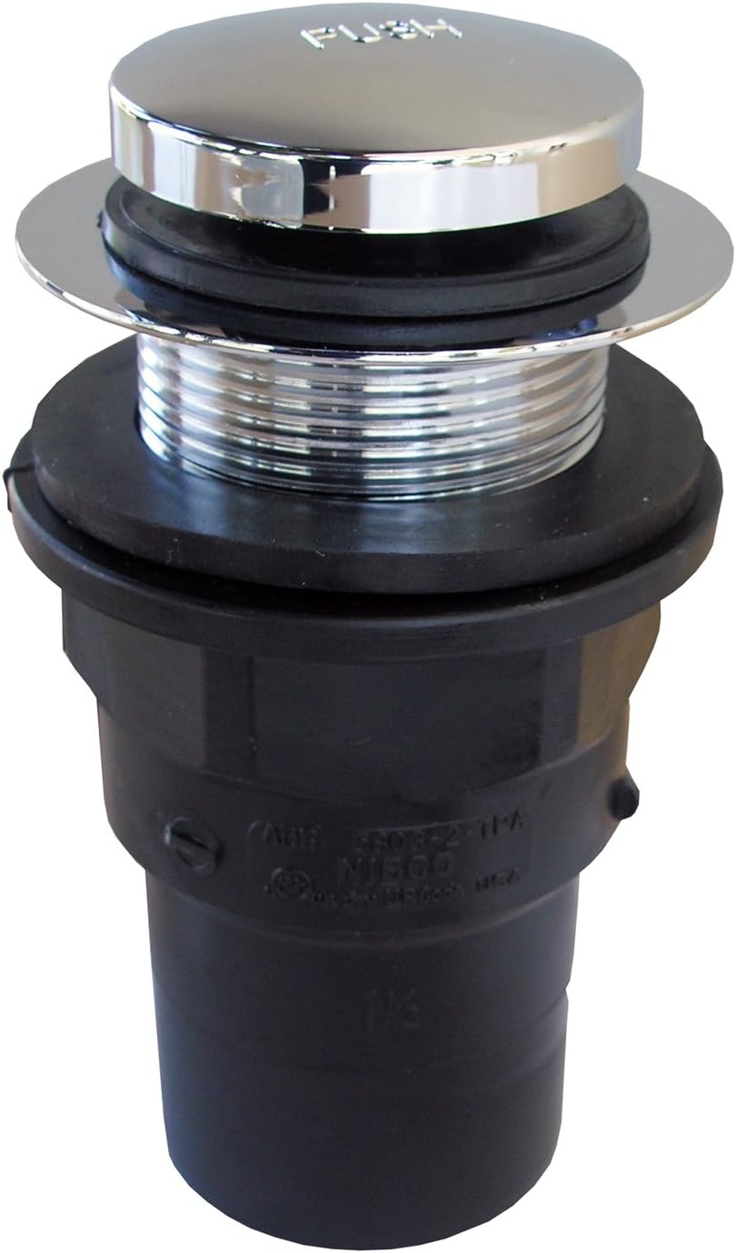 LASCO 034952 Bathtub Drain Straight Waste Adapter with Tiptoe Style