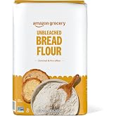 Amazon Grocery, Enriched Bread Flour, Unbleached, 5 Lb
