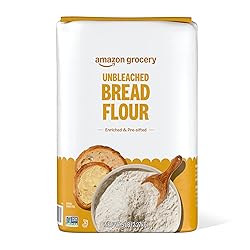 Amazon Grocery, Enriched Bread Flour, Unbleached, 5