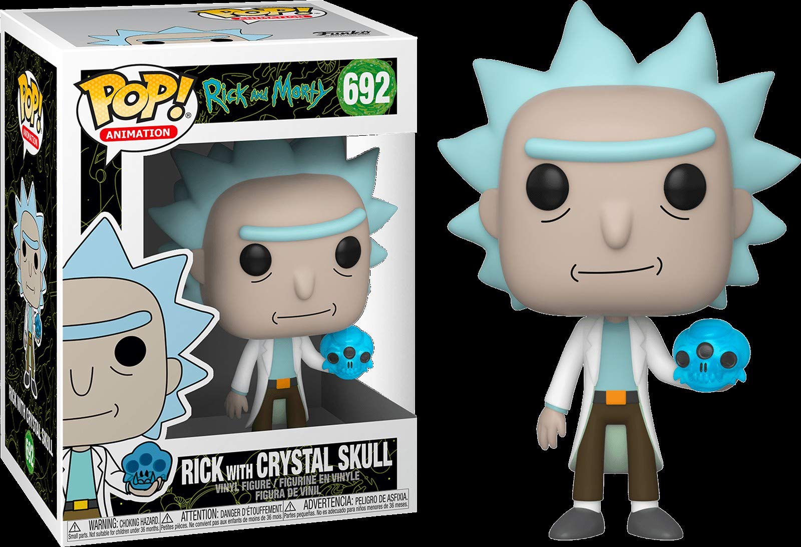 Funko Animation With Crystal Skull-Rick Sanchez and Morty - Collectable Vinyl Figure - Gift Idea - Official Merchandise - Toys for Kids & Adults - TV Fans - Model Figure for Collectors and Display