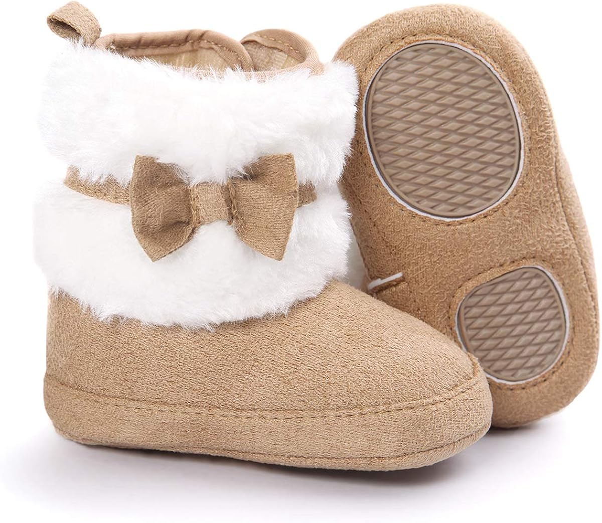  | LIVEBOX Prewalker Toddler Boots Premium Soft Anti-Slip Sole Warm Winter Boots for Infant Baby Girls | Boots