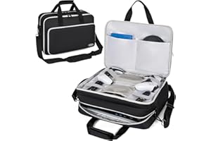 ITHWIU Portable Carrying Bag Compatible with PlayStation 5 Large Capacity Waterproof Shockproof Travel Shoulder Bag Storage C