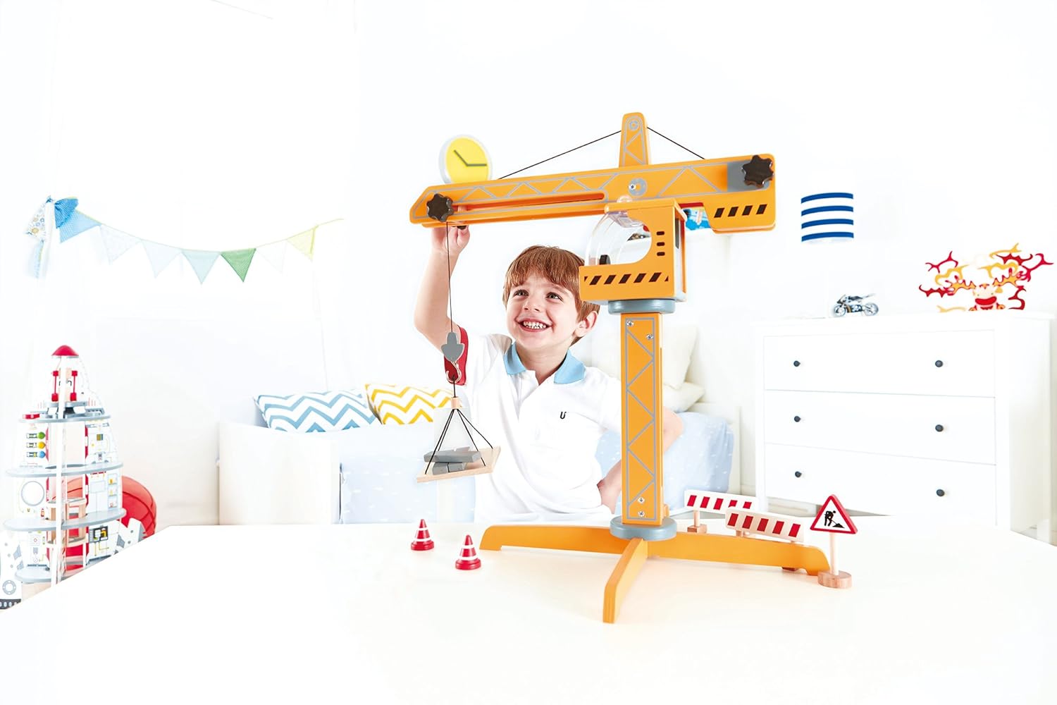 hape crane set